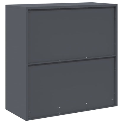 Armadio Antracite 90 x 40 x 90 cm Acciaio | homemem39