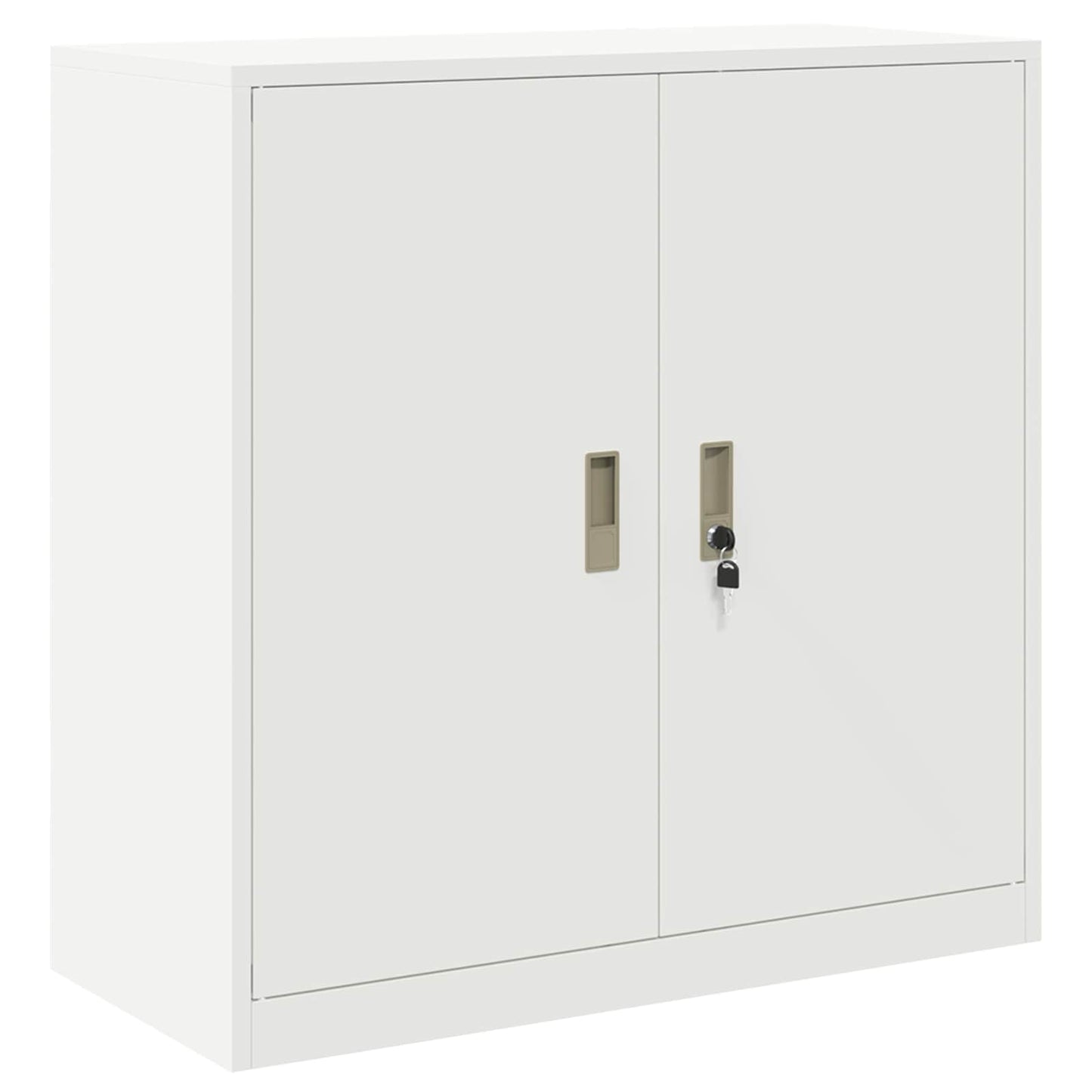Armadio Bianco 90 x 40 x 90 cm Acciaio | homemem39