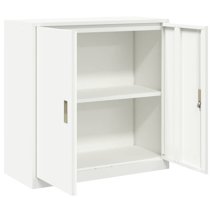 Armadio Bianco 90 x 40 x 90 cm Acciaio | homemem39