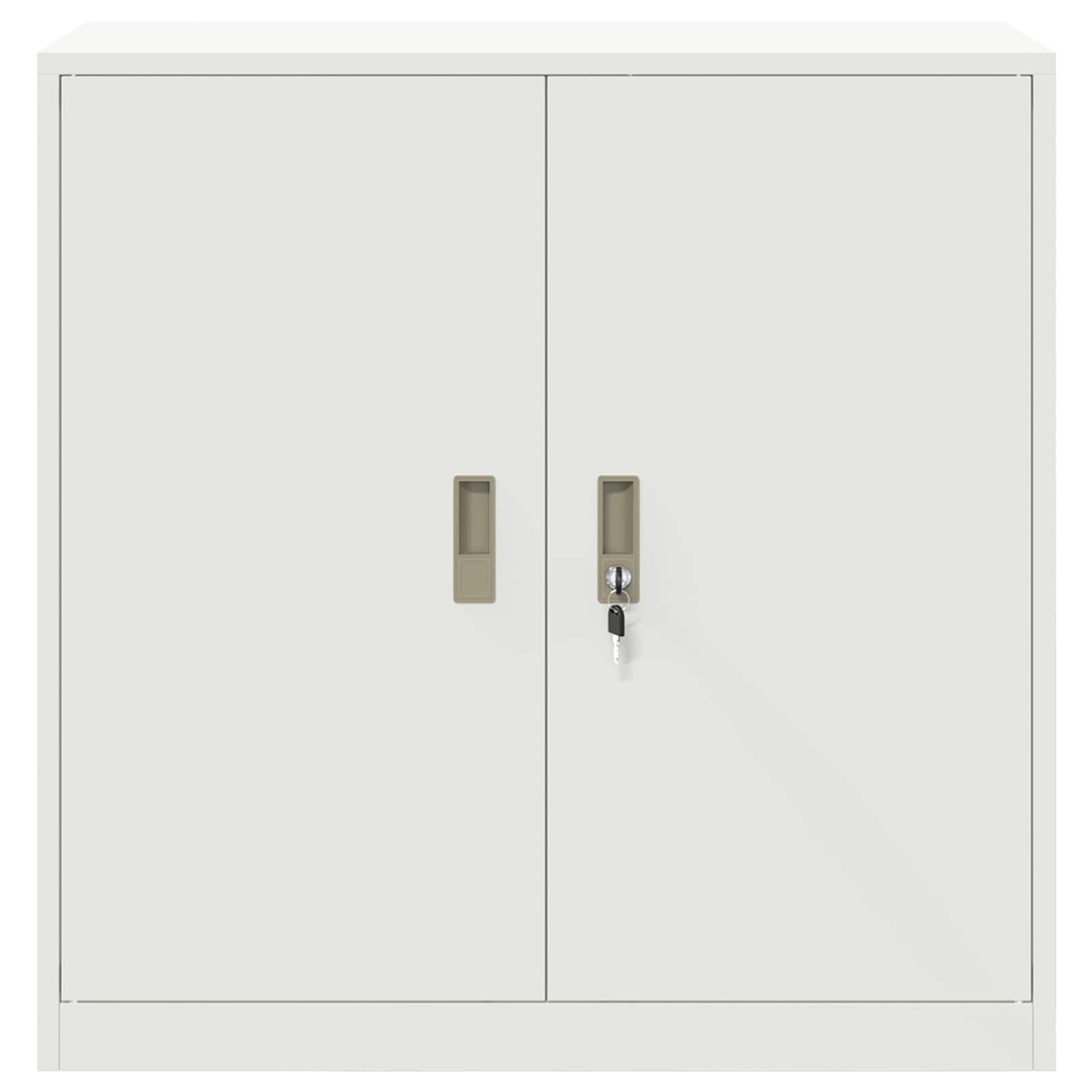 Armadio Bianco 90 x 40 x 90 cm Acciaio | homemem39