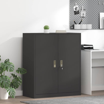 Armadio Nero 90 x 40 x 105 cm Acciaio | homemem39