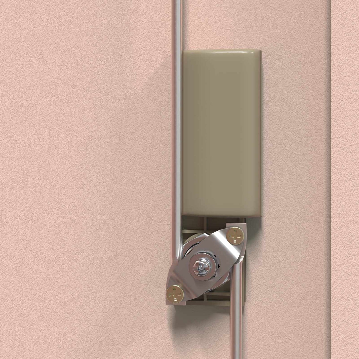 Armadio Rosa 90 x 40 x 105 cm Acciaio | homemem39