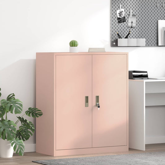 Armadio Rosa 90 x 40 x 105 cm Acciaio | homemem39