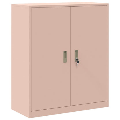 Armadio Rosa 90 x 40 x 105 cm Acciaio | homemem39