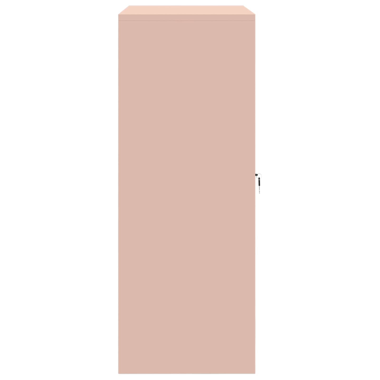 Armadio Rosa 90 x 40 x 105 cm Acciaio | homemem39