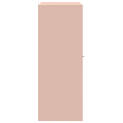 Armadio Rosa 90 x 40 x 105 cm Acciaio | homemem39