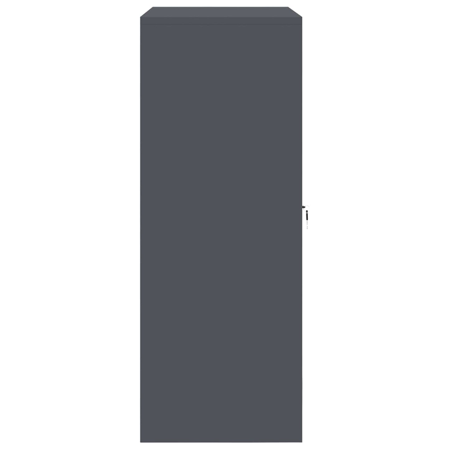 Armadio Antracite 90 x 40 x 105 cm Acciaio | homemem39