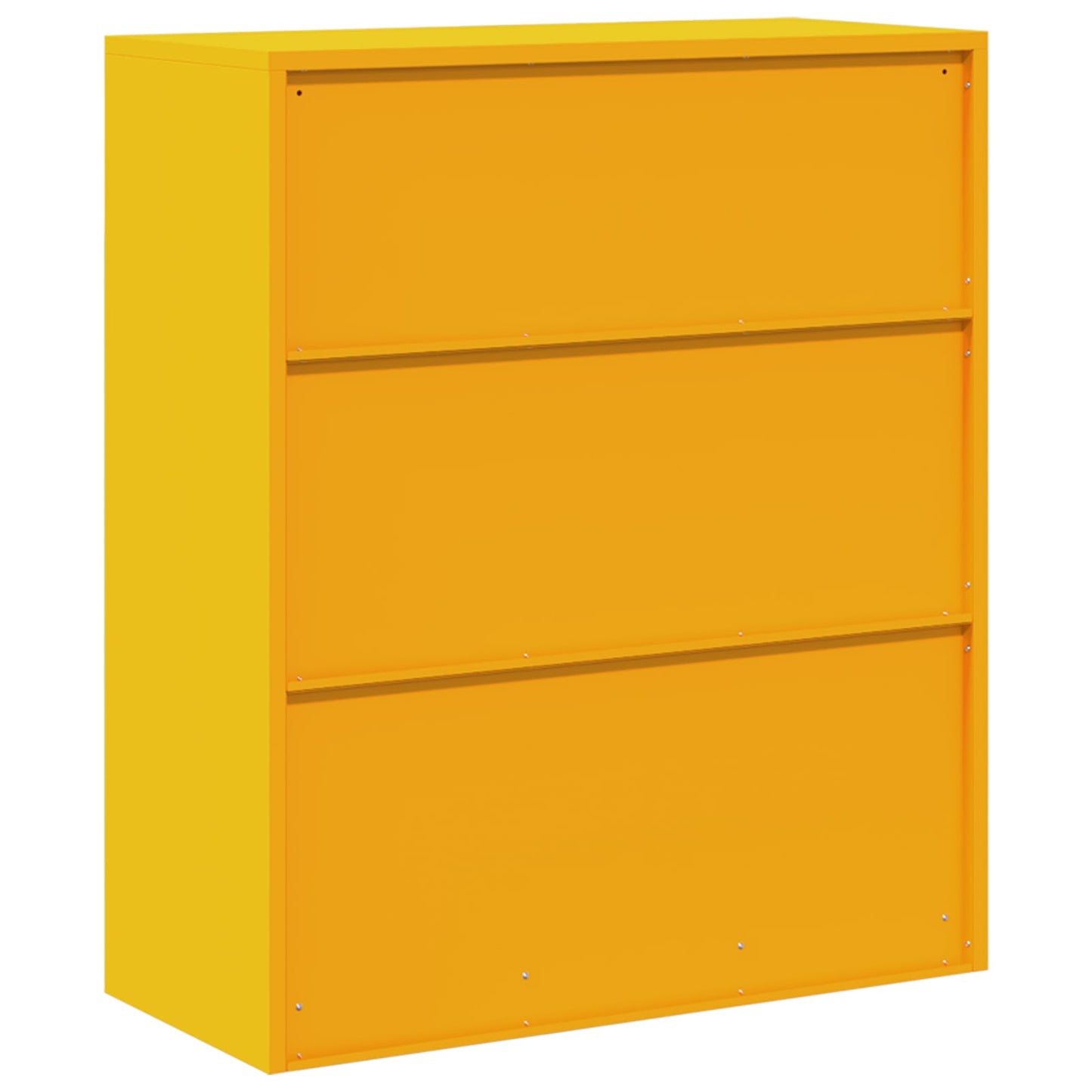 Armadio Giallo senape 90 x 40 x 105 cm Acciaio | homemem39