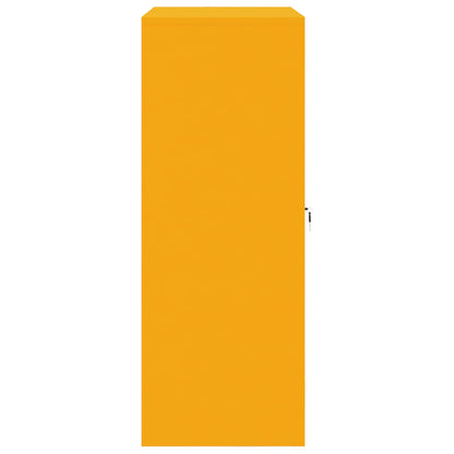 Armadio Giallo senape 90 x 40 x 105 cm Acciaio | homemem39