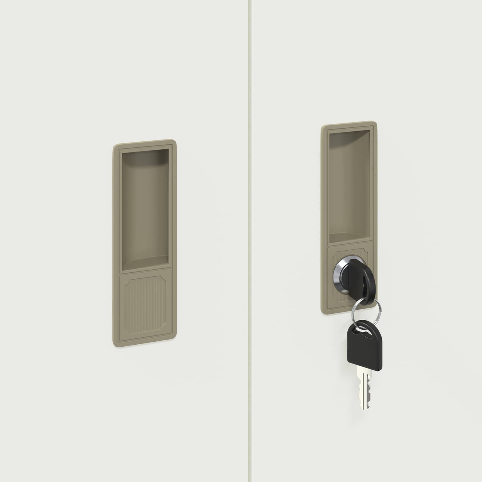 Armadio Bianco 90 x 40 x 105 cm Acciaio | homemem39
