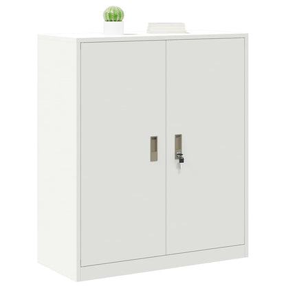 Armadio Bianco 90 x 40 x 105 cm Acciaio