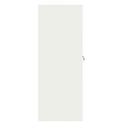 Armadio Bianco 90 x 40 x 105 cm Acciaio