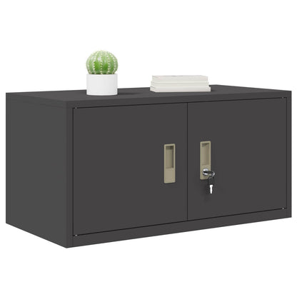 Armadio Nero 80 x 40 x 40 cm Acciaio