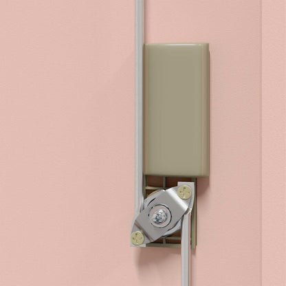 Armadio Rosa 80 x 40 x 40 cm Acciaio | homemem39