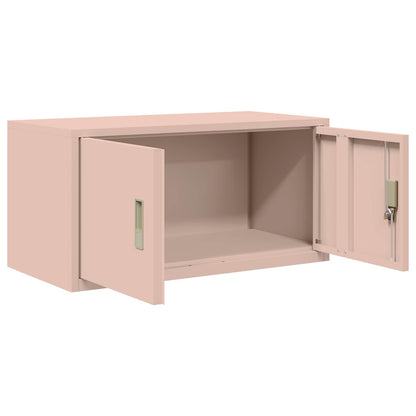 Armadio Rosa 80 x 40 x 40 cm Acciaio | homemem39