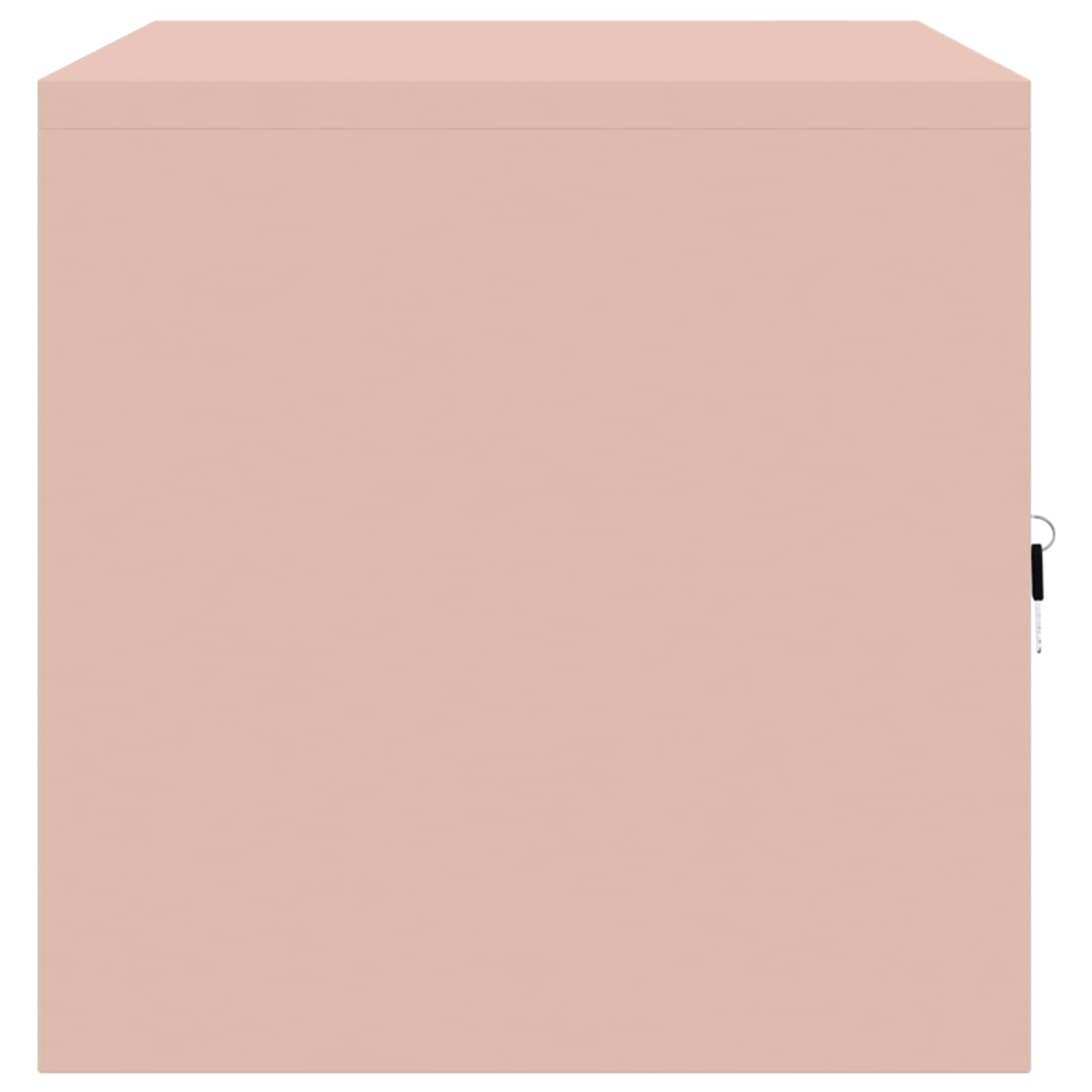 Armadio Rosa 80 x 40 x 40 cm Acciaio | homemem39