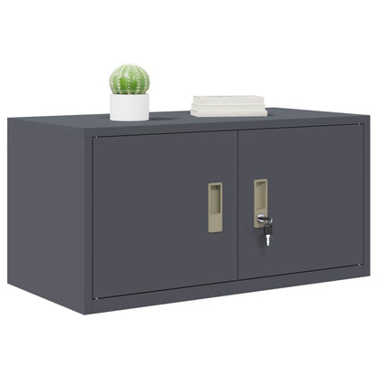Armadio Antracite 80 x 40 x 40 cm Acciaio | homemem39