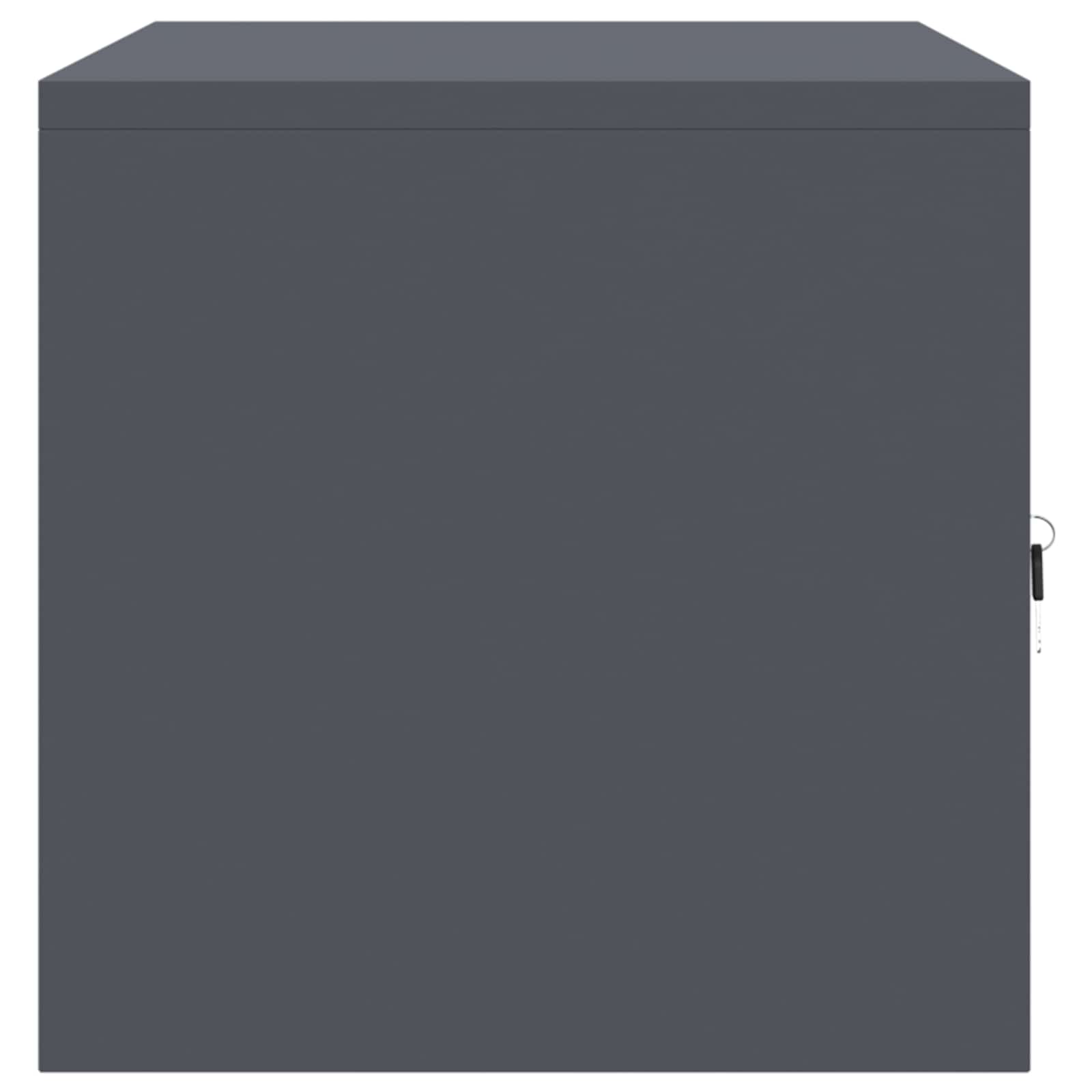 Armadio Antracite 80 x 40 x 40 cm Acciaio | homemem39