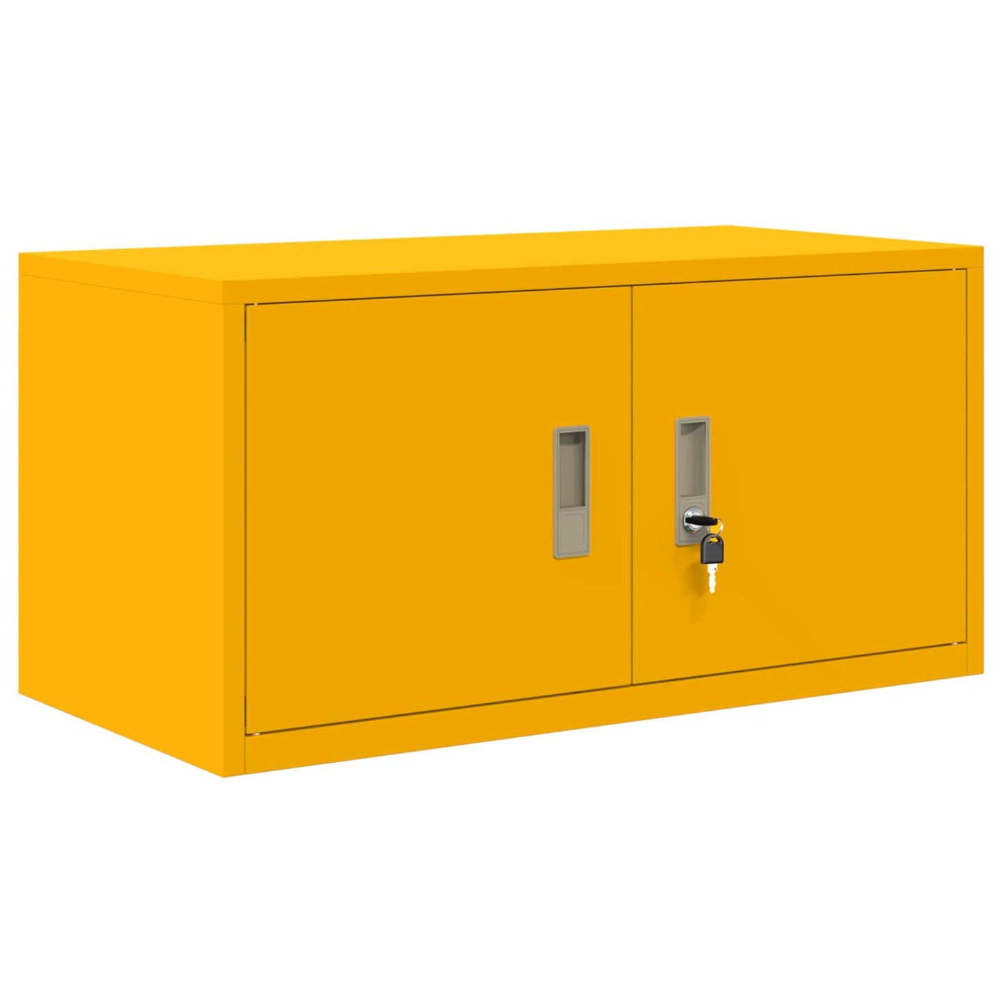 Armadio Giallo senape 80 x 40 x 40 cm Acciaio