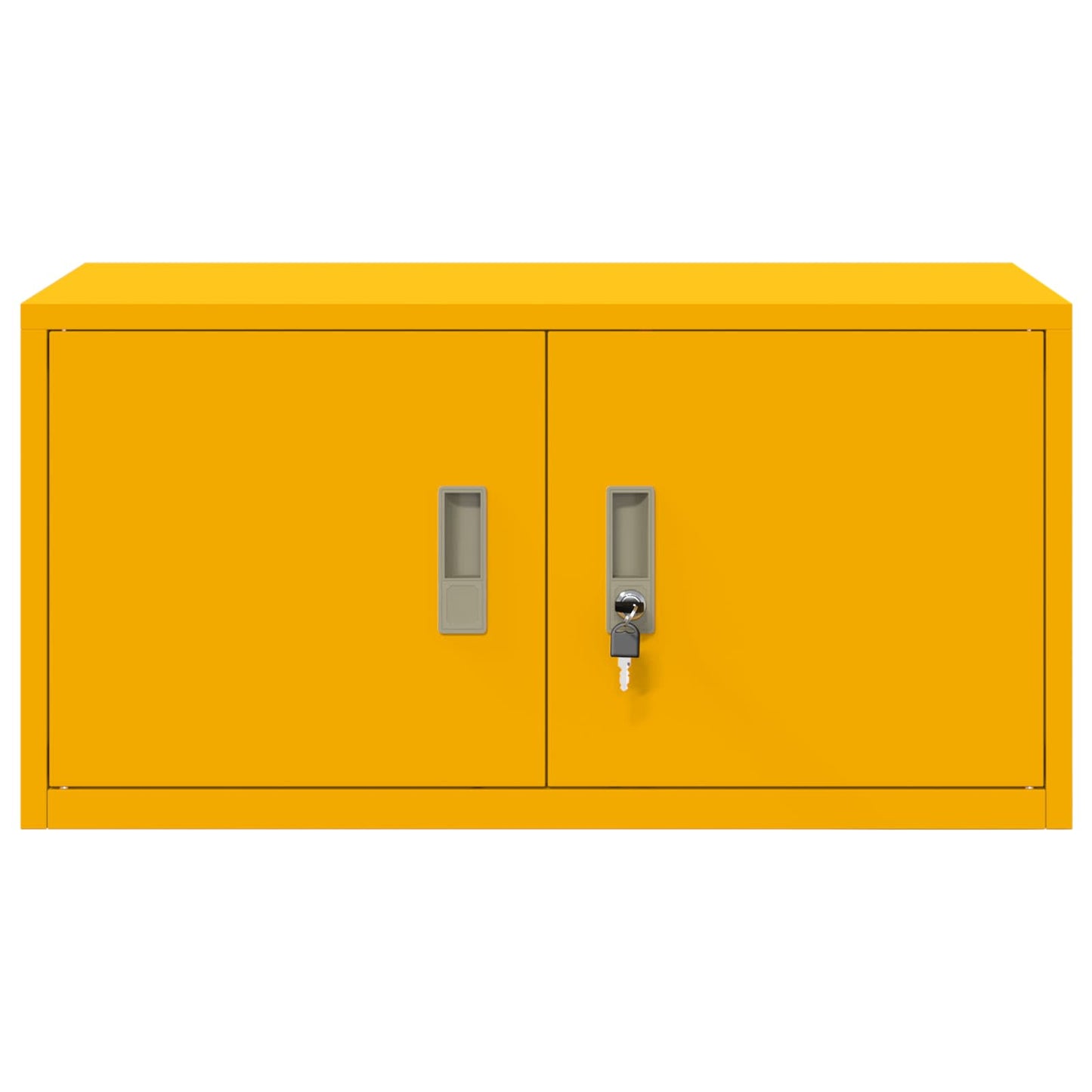 Armadio Giallo senape 80 x 40 x 40 cm Acciaio