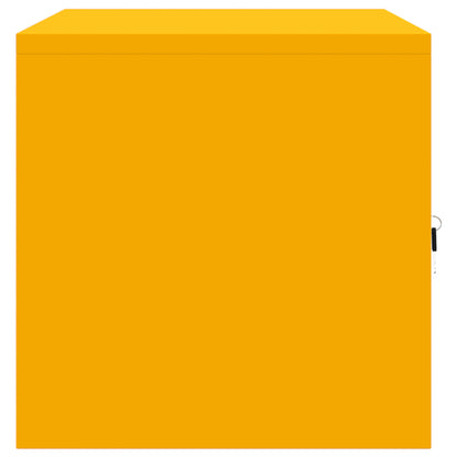 Armadio Giallo senape 80 x 40 x 40 cm Acciaio | homemem39