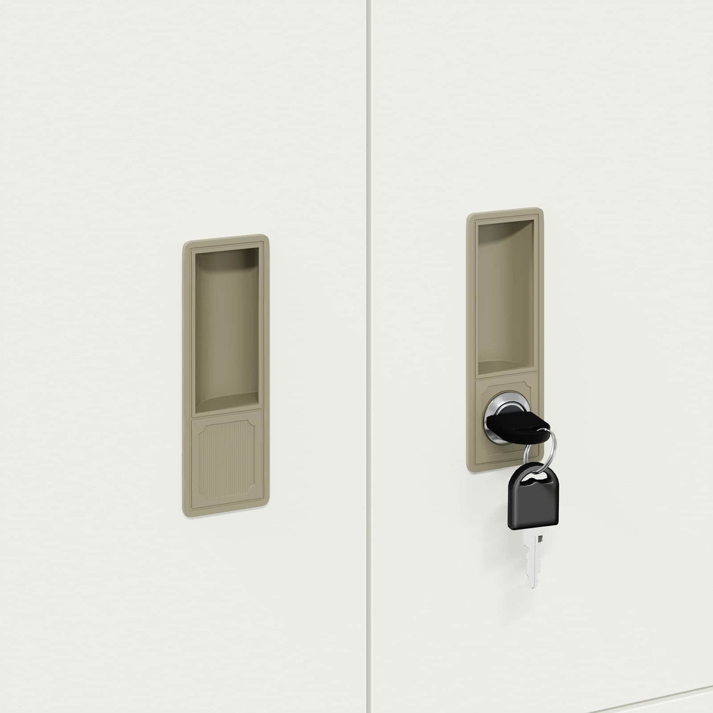 Armadio Bianco 80 x 40 x 40 cm Acciaio