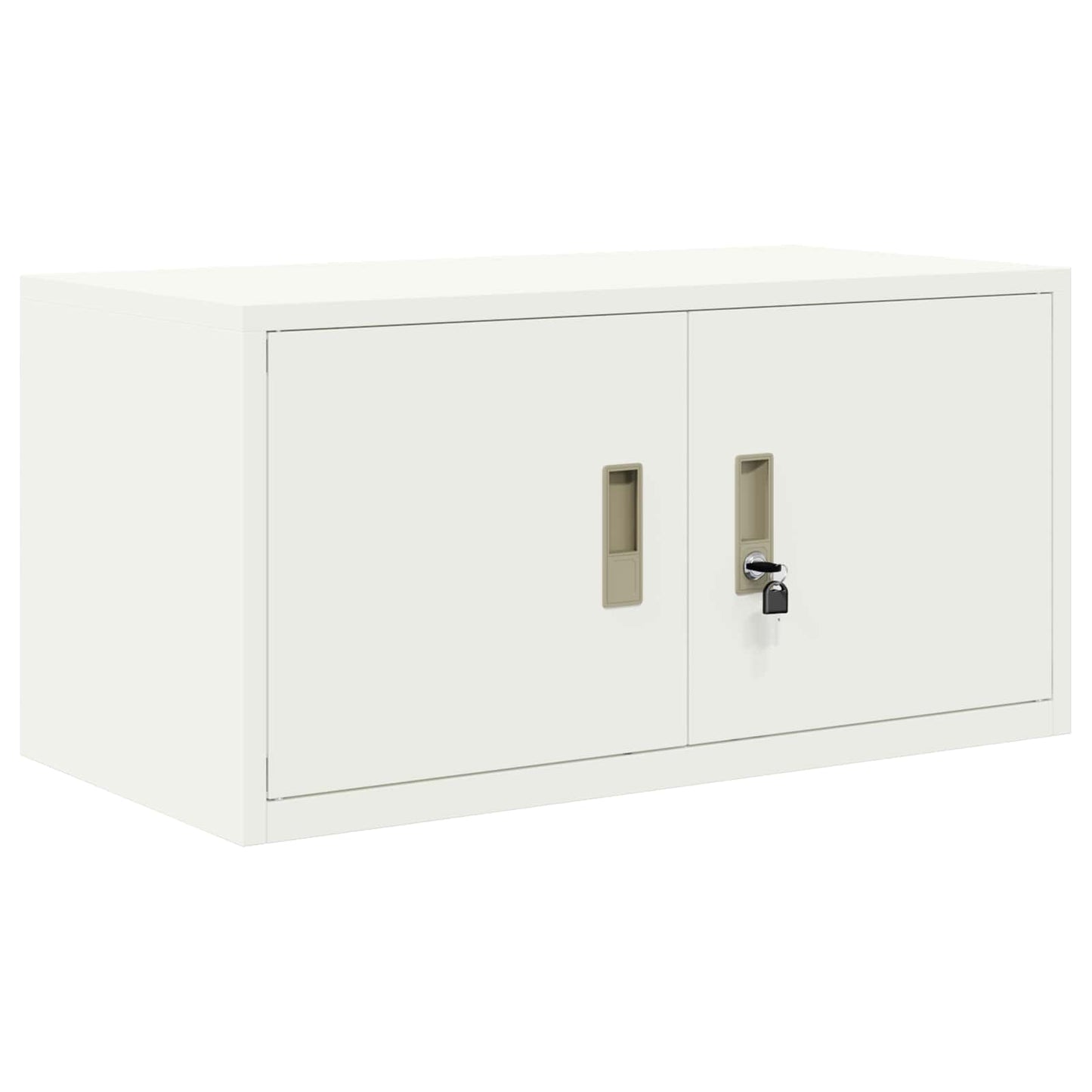 Armadio Bianco 80 x 40 x 40 cm Acciaio | homemem39