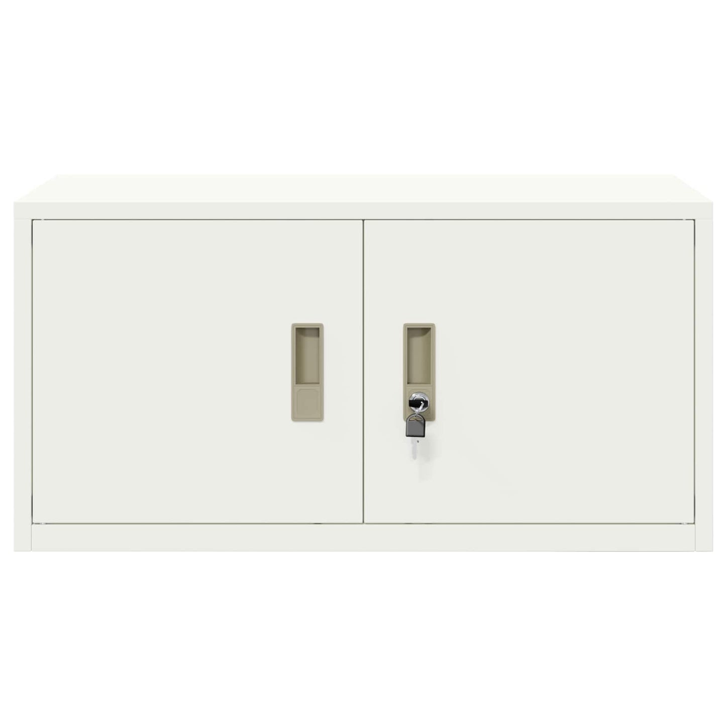 Armadio Bianco 80 x 40 x 40 cm Acciaio | homemem39