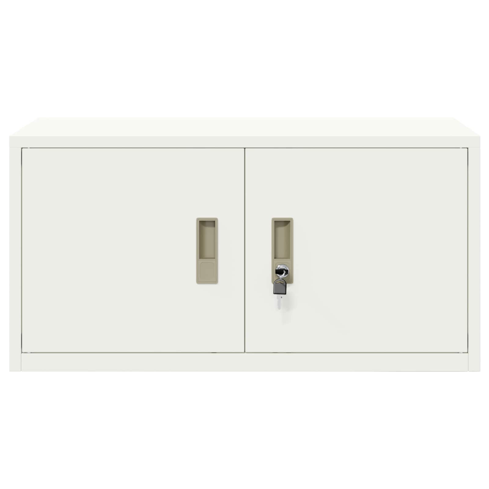 Armadio Bianco 80 x 40 x 40 cm Acciaio | homemem39