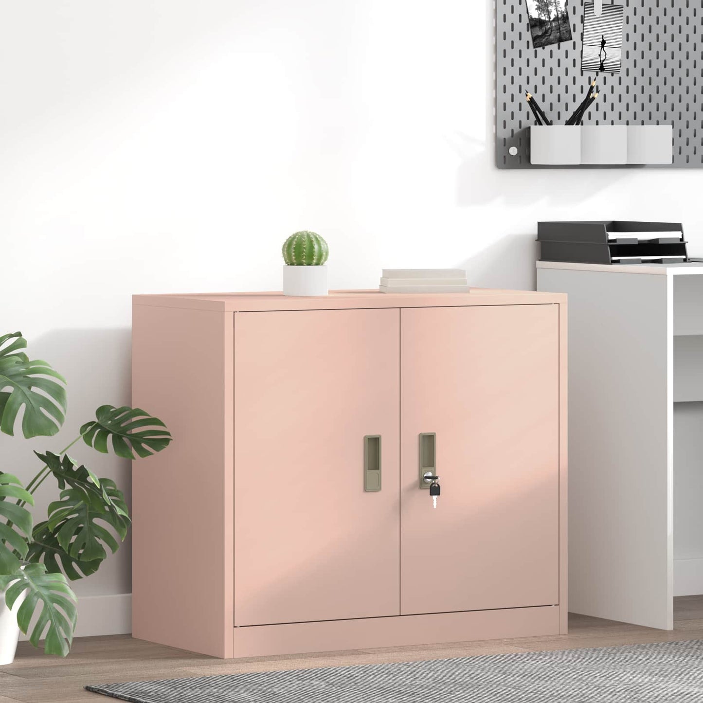 Armadio Rosa 80 x 40 x 70 cm Acciaio