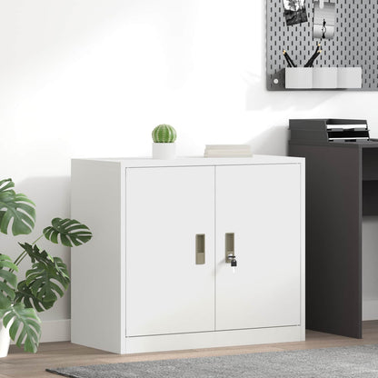 Armadio Bianco 80 x 40 x 70 cm Acciaio