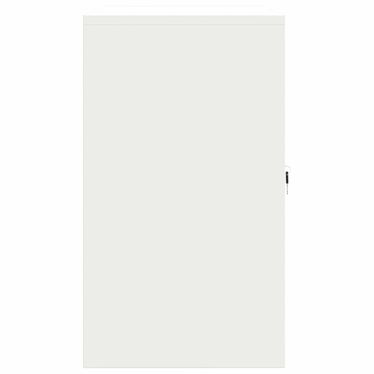 Armadio Bianco 80 x 40 x 70 cm Acciaio