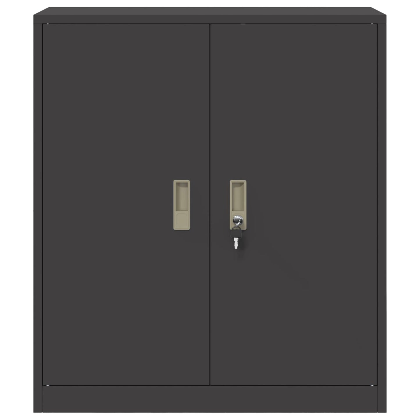 Armadio Nero 80 x 40 x 90 cm Acciaio | homemem39