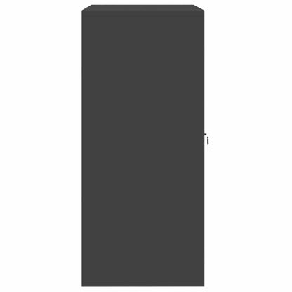 Armadio Nero 80 x 40 x 90 cm Acciaio | homemem39