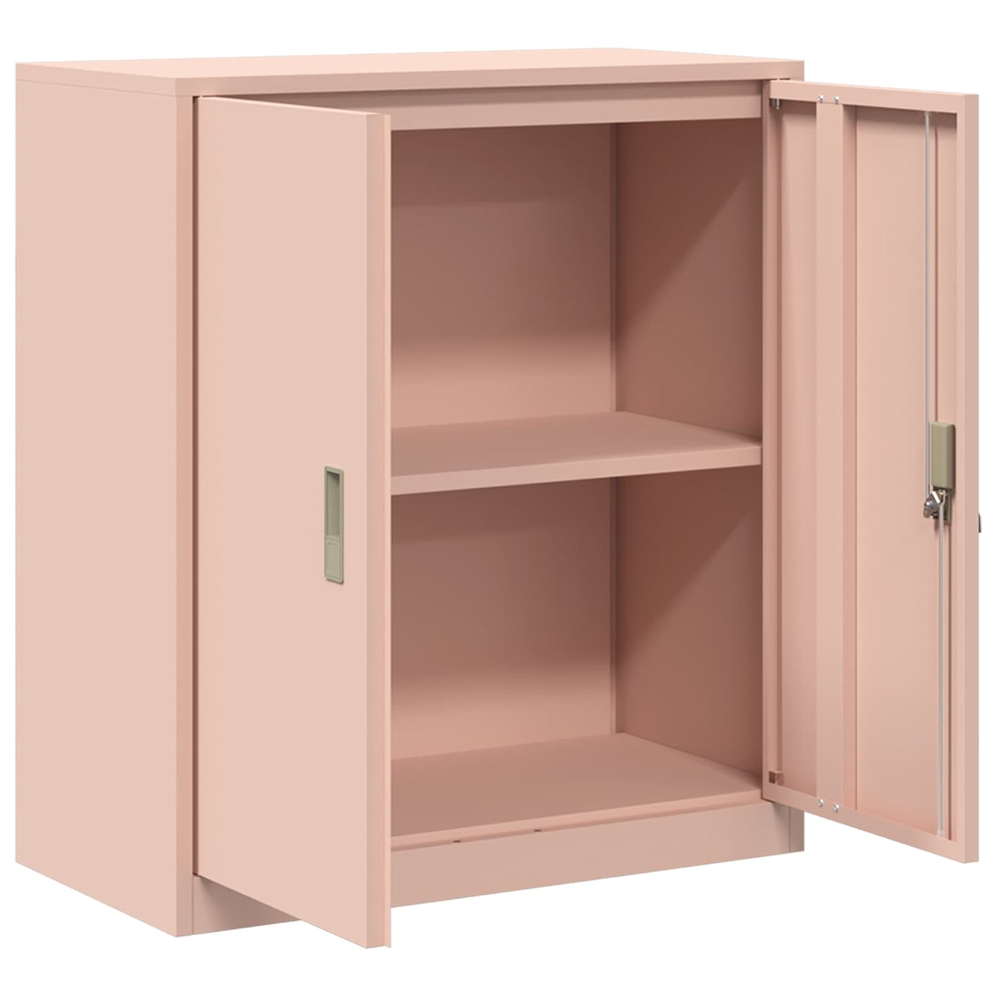 Armadio Rosa 80 x 40 x 90 cm Acciaio | homemem39