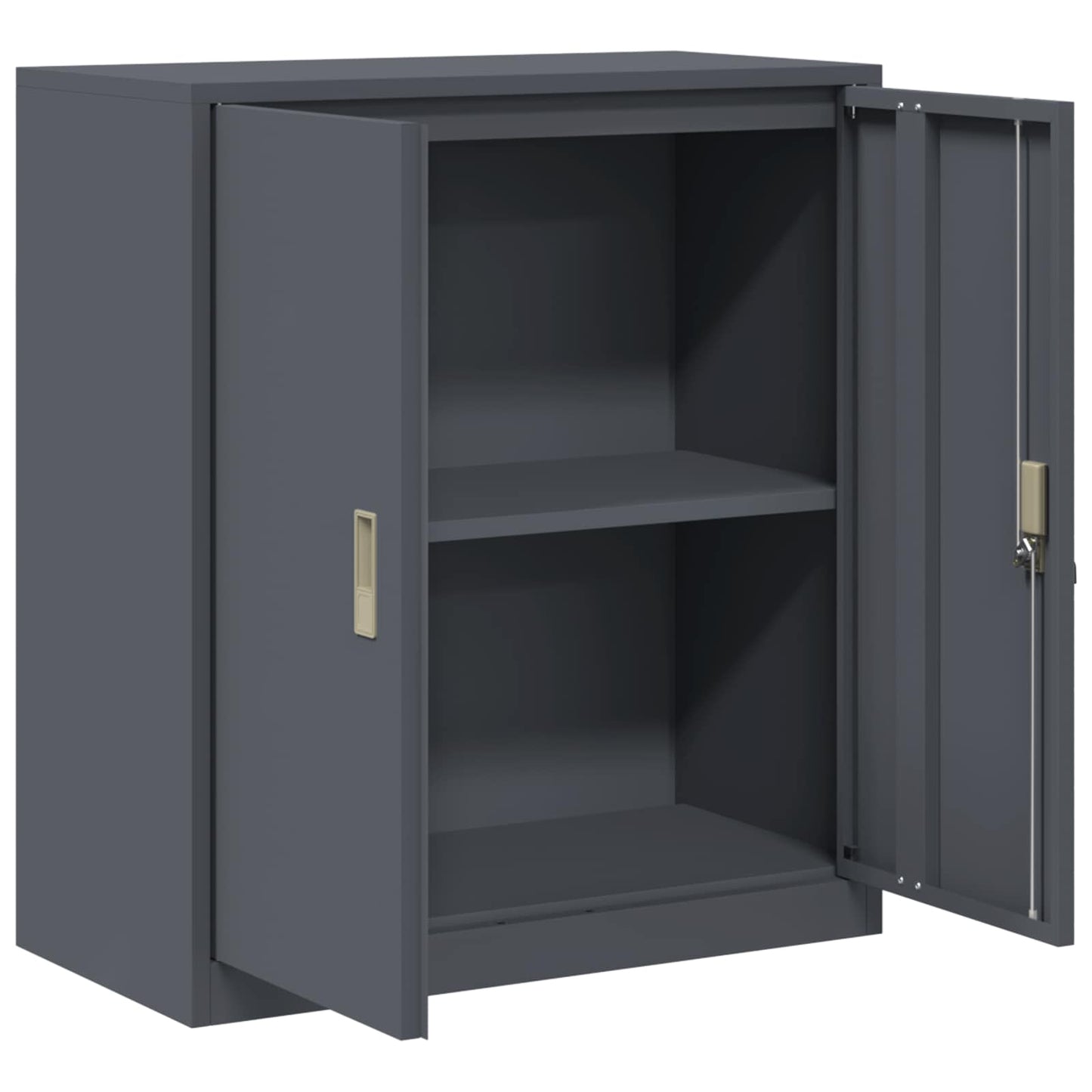 Armadio Antracite 80 x 40 x 90 cm Acciaio