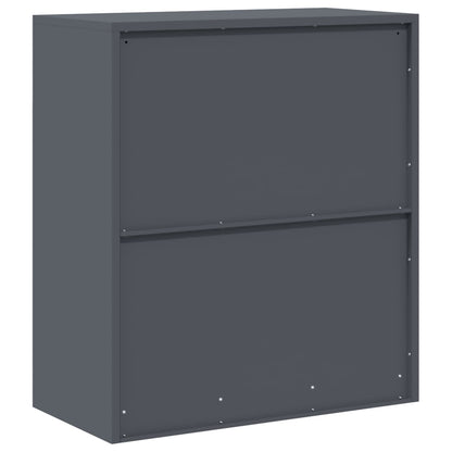 Armadio Antracite 80 x 40 x 90 cm Acciaio | homemem39