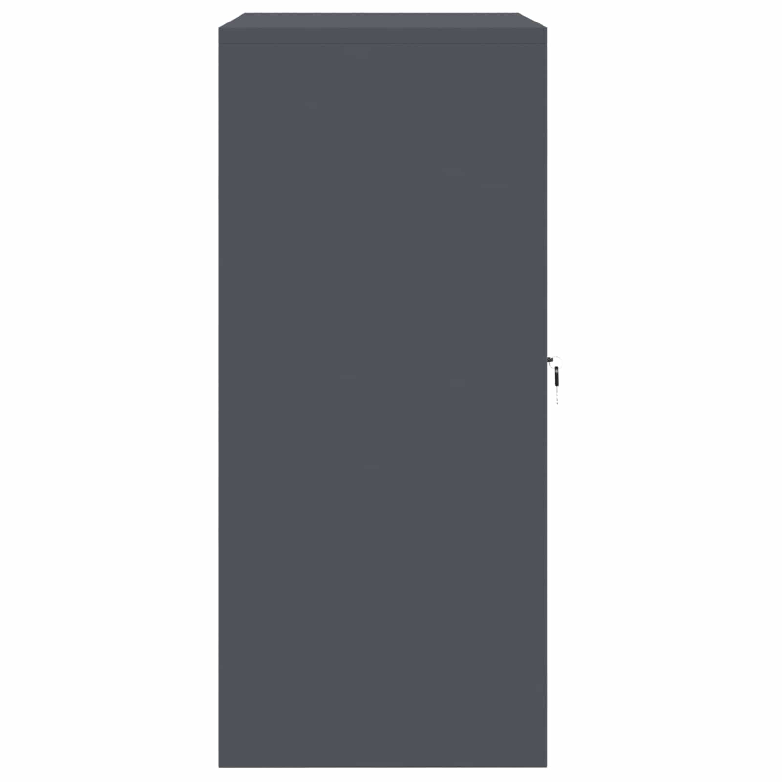Armadio Antracite 80 x 40 x 90 cm Acciaio | homemem39