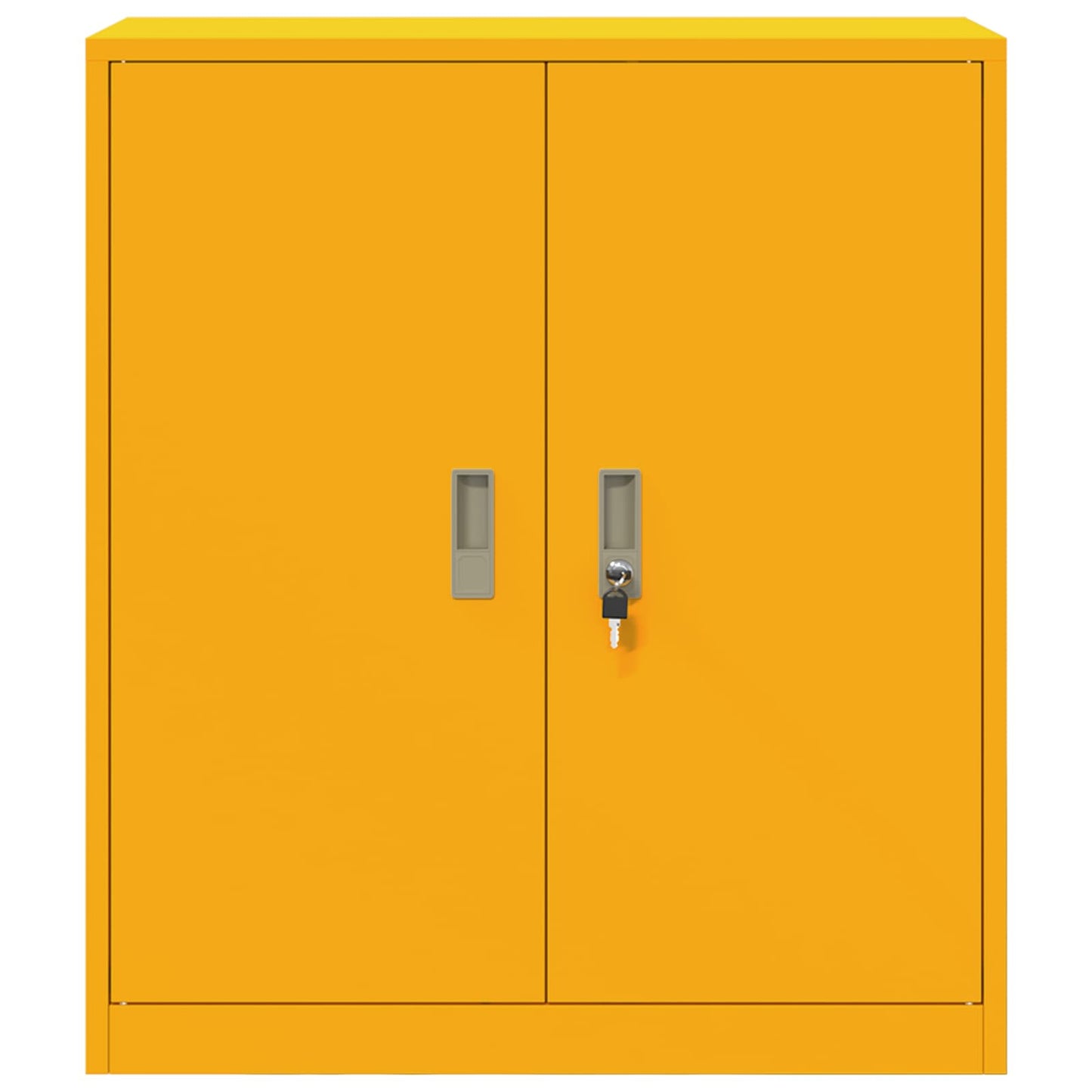 Armadio Giallo senape 80 x 40 x 90 cm Acciaio | homemem39