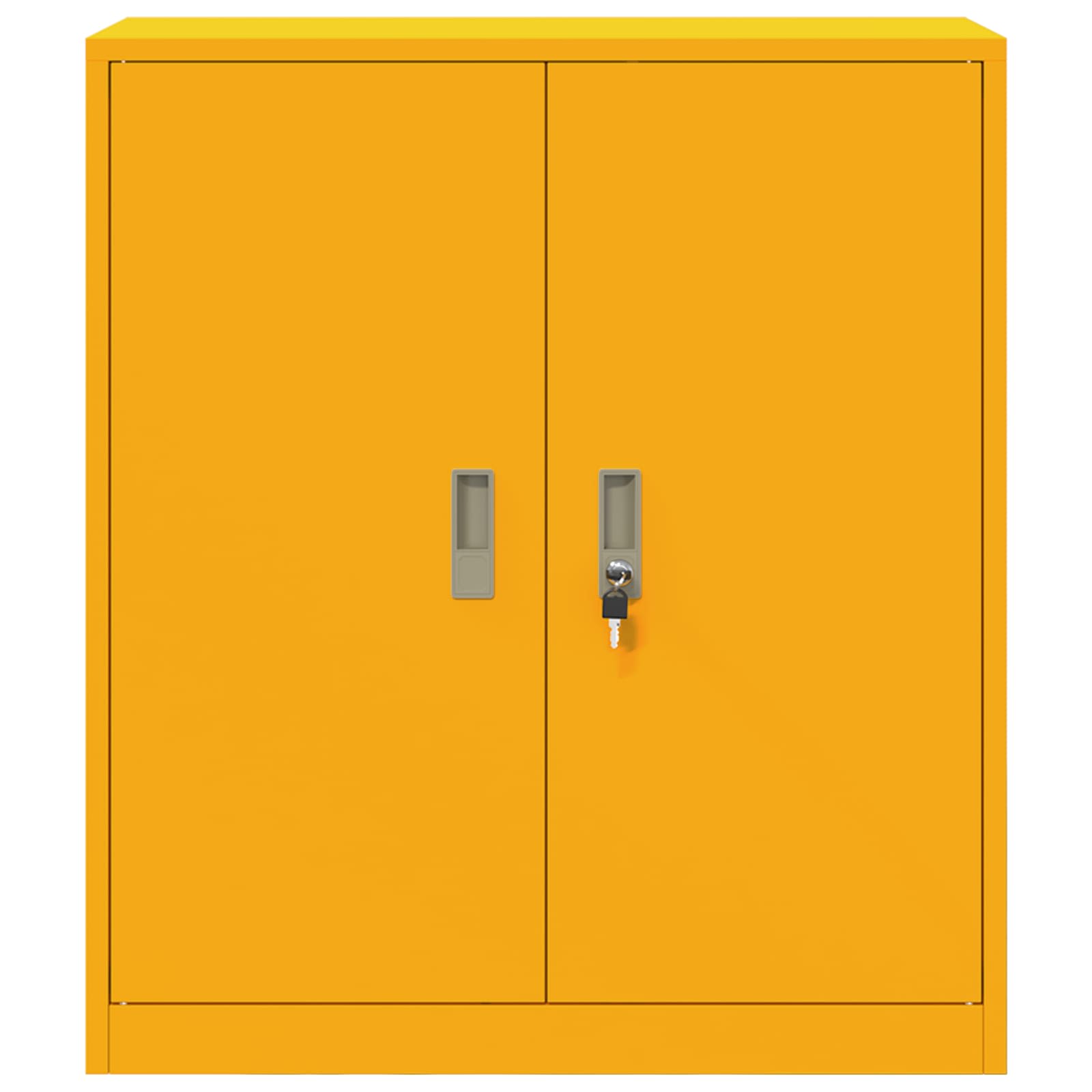 Armadio Giallo senape 80 x 40 x 90 cm Acciaio | homemem39