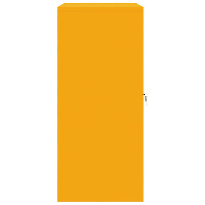 Armadio Giallo senape 80 x 40 x 90 cm Acciaio | homemem39