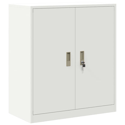 Armadio Bianco 80 x 40 x 90 cm Acciaio | homemem39