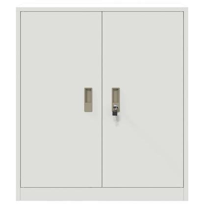 Armadio Bianco 80 x 40 x 90 cm Acciaio | homemem39