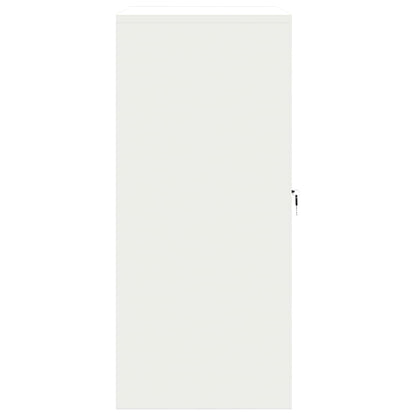 Armadio Bianco 80 x 40 x 90 cm Acciaio | homemem39