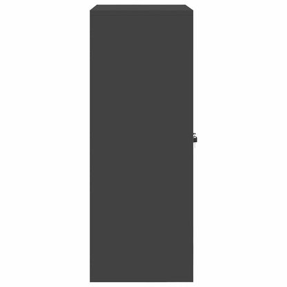 Armadio Nero 80 x 40 x 105 cm Acciaio