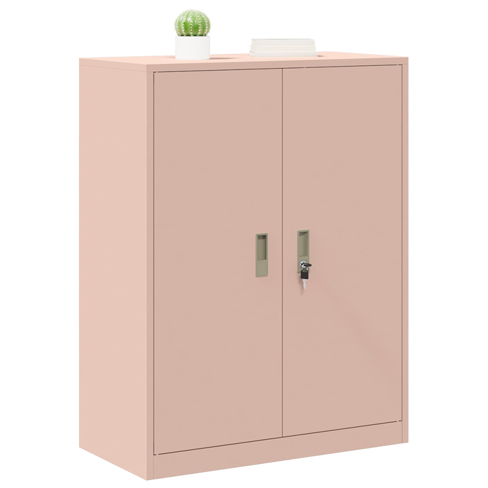 Armadio Rosa 80 x 40 x 105 cm Acciaio | homemem39