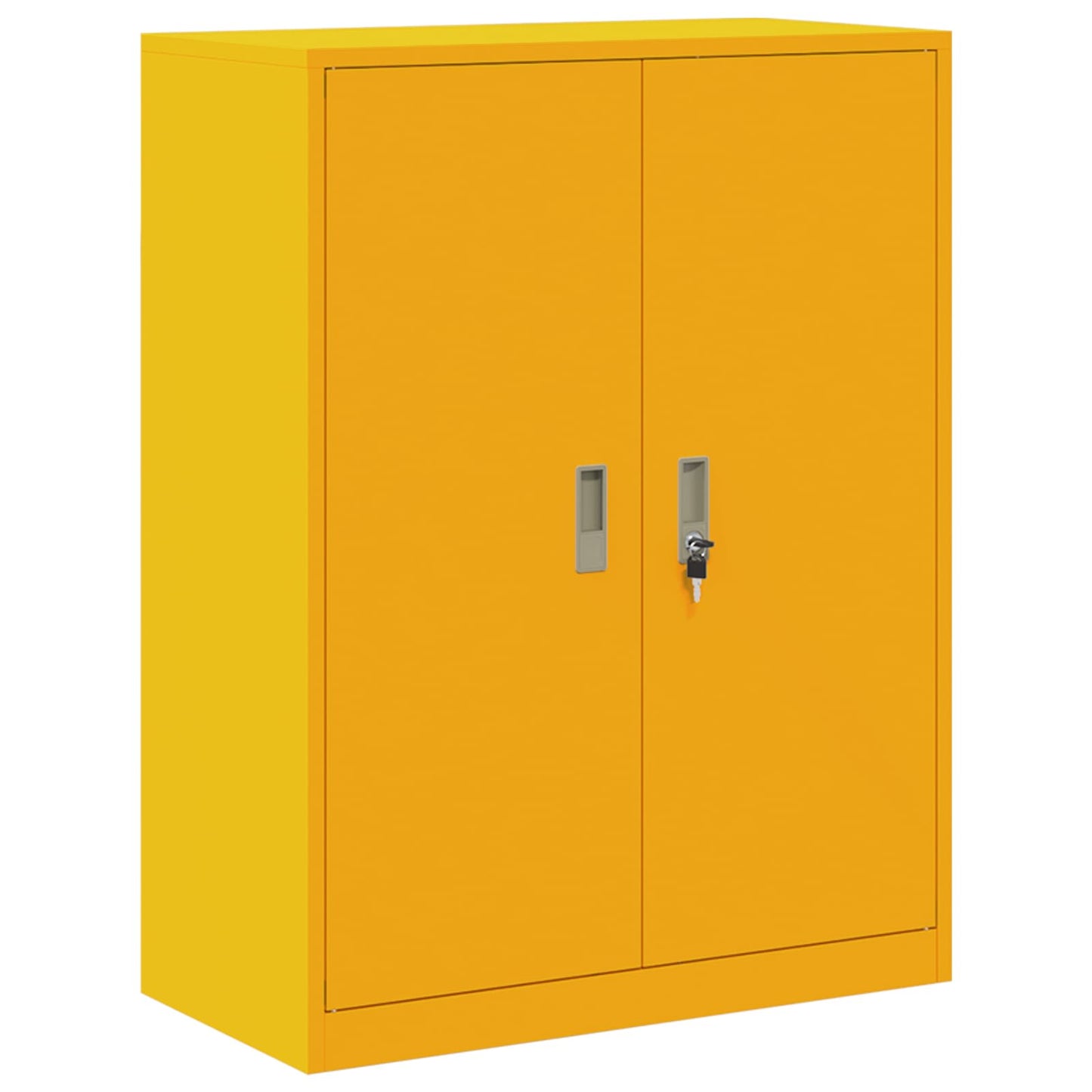 Armadio Giallo senape 80 x 40 x 105 cm Acciaio | homemem39