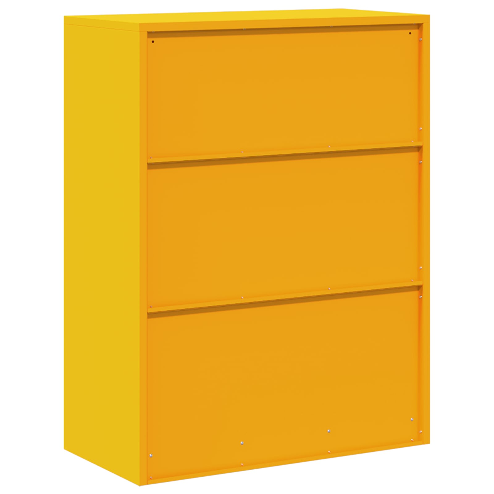 Armadio Giallo senape 80 x 40 x 105 cm Acciaio | homemem39