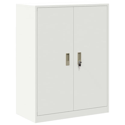 Armadio Bianco 80 x 40 x 105 cm Acciaio | homemem39