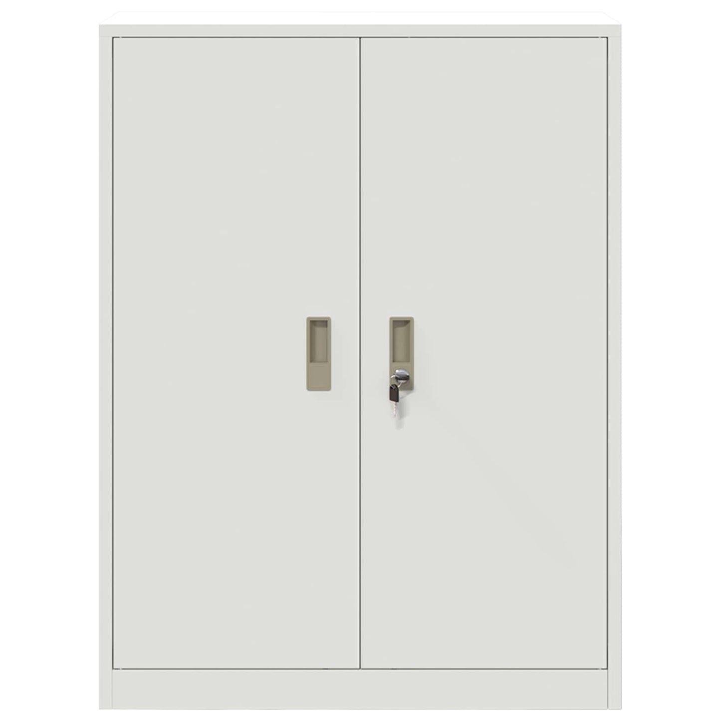 Armadio Bianco 80 x 40 x 105 cm Acciaio | homemem39